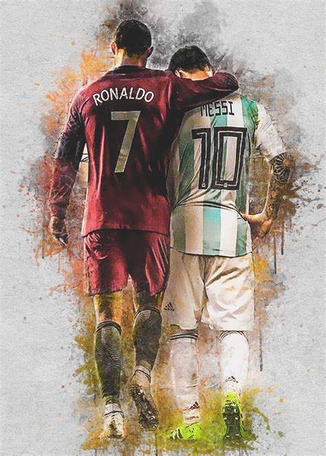 ronaldo and messi edited picture